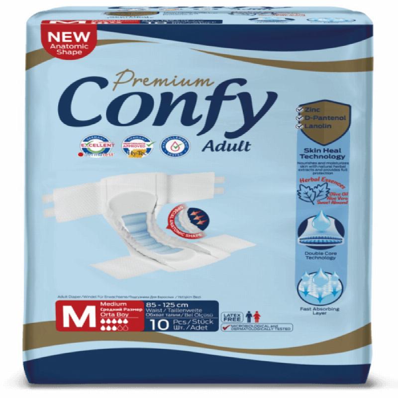 Підгузки для дорослих Confy Premium Medium (M) 10шт.